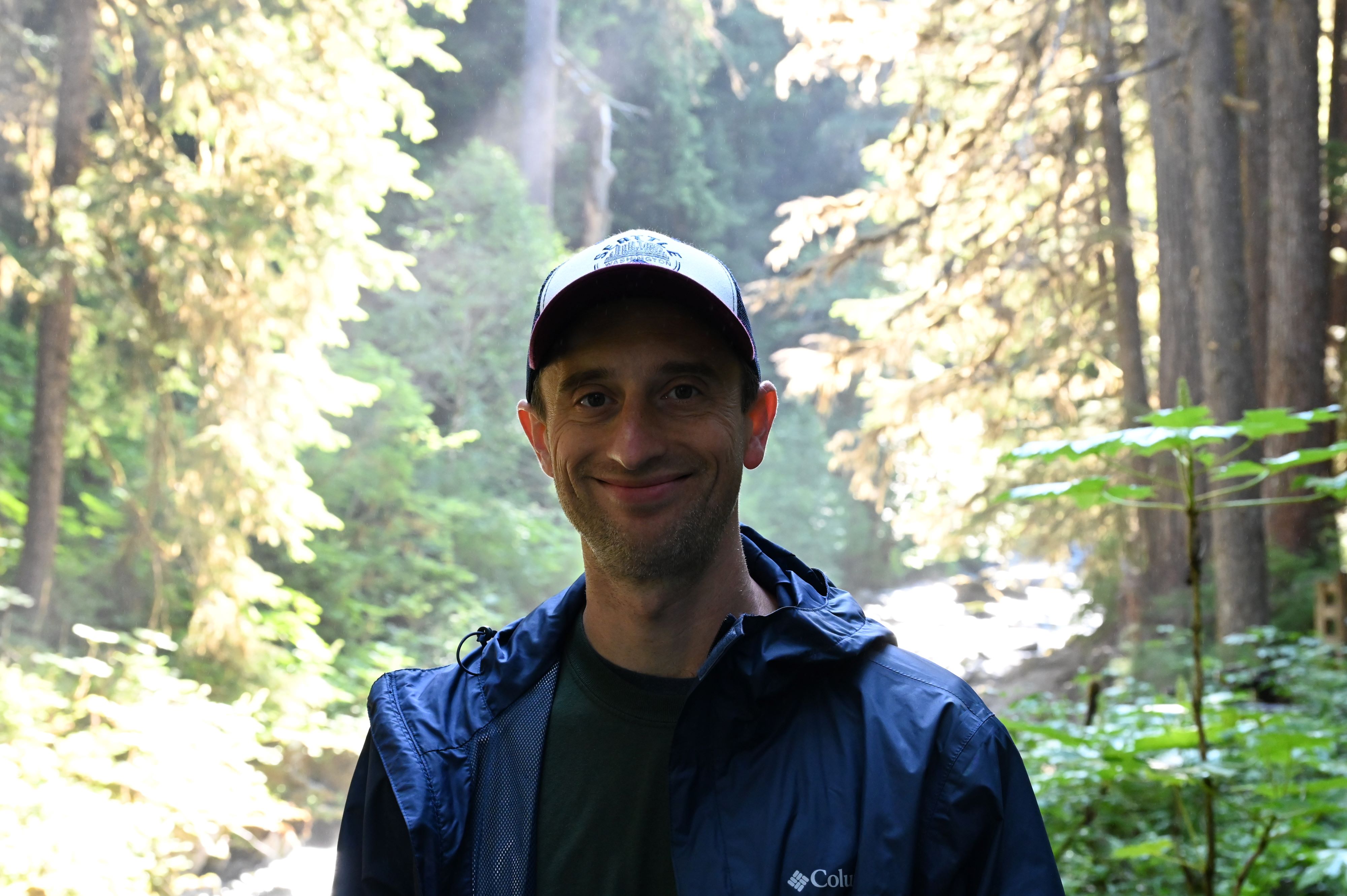 image of a Matt at Sol Duc Falls